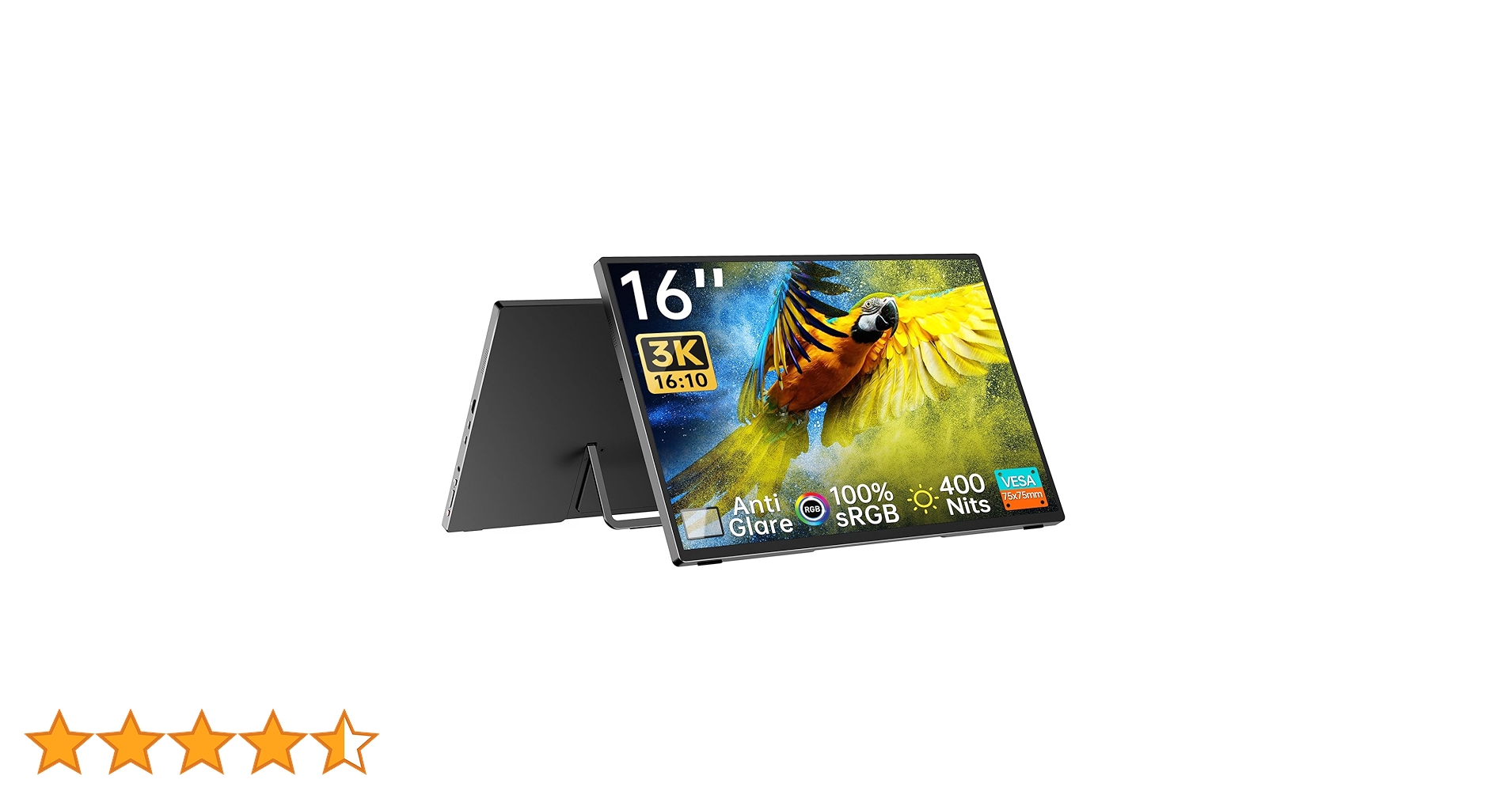 Amazon.co.jp: Intehill モバイルモニター 3k モニター 16 インチ AG非